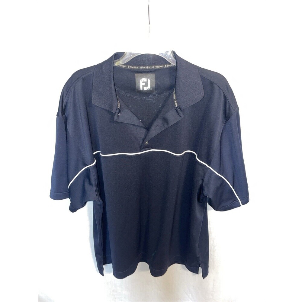 Footjoy Men’s Golf Polo Short Size XL Black Tennis Walking Athleisure Fishing